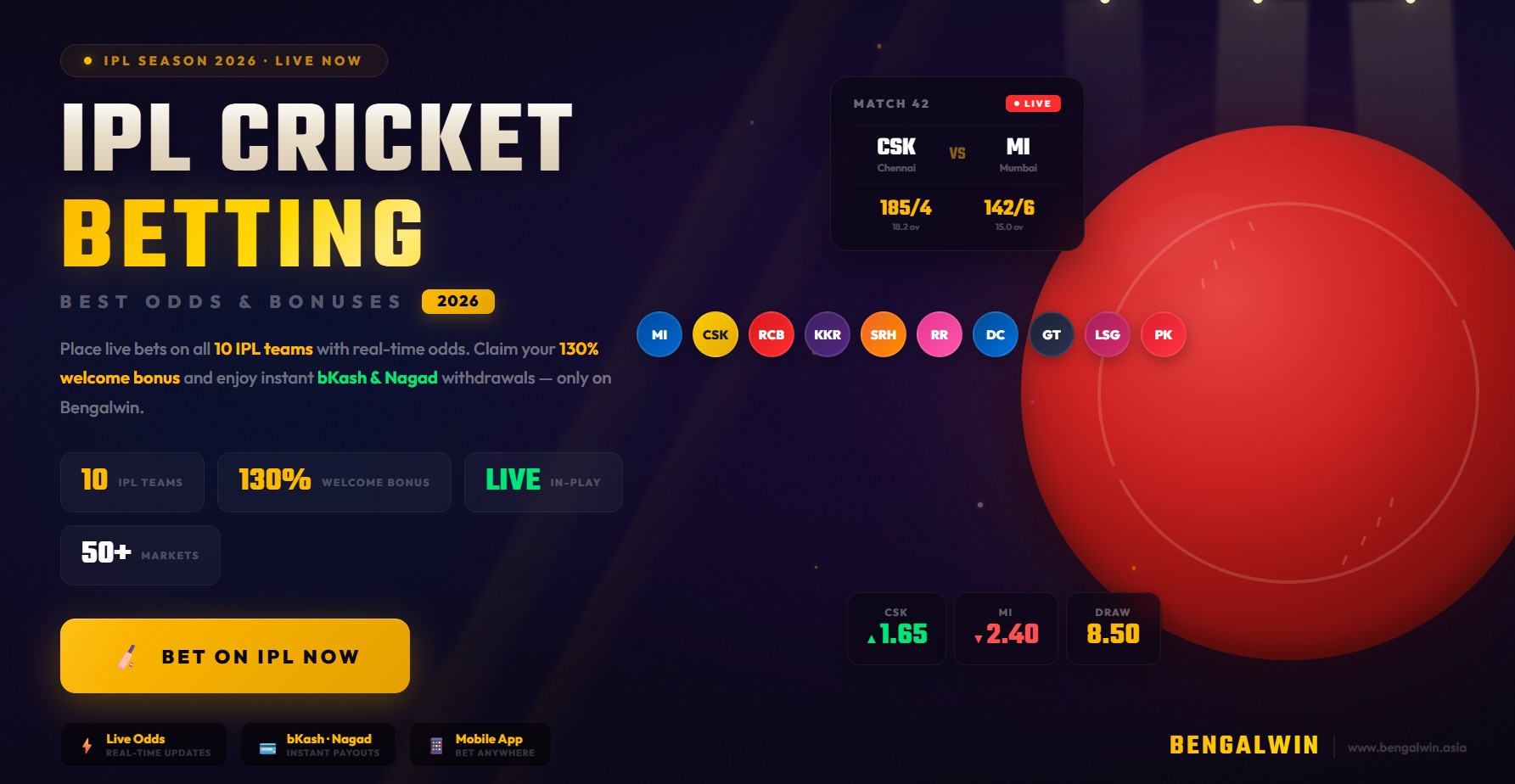 Online IPL Cricket Betting​ 2026